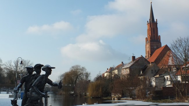 Detektei ermittelt auf der Altstadt Insel von Rathenow.